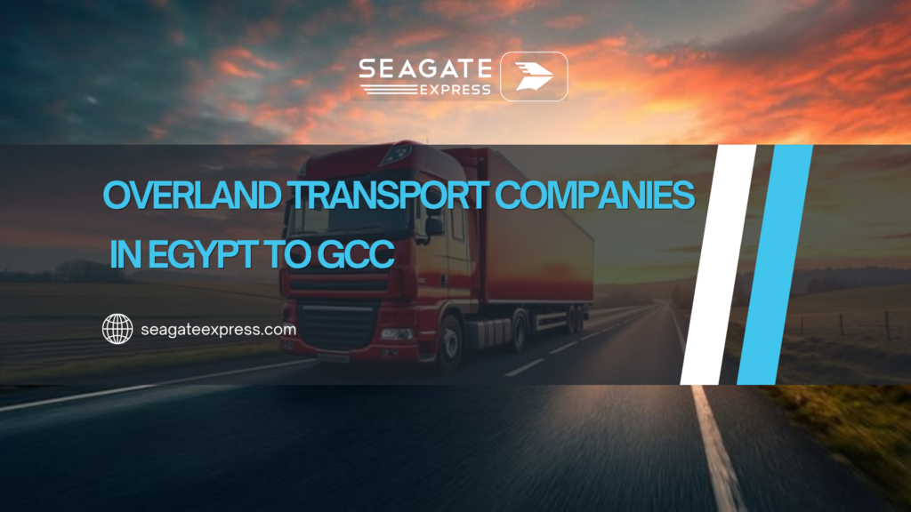 Overland transport companies in Egypt to GCC